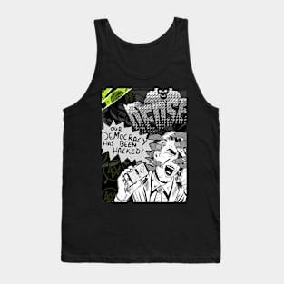 DedsecGrnWall2 Tank Top